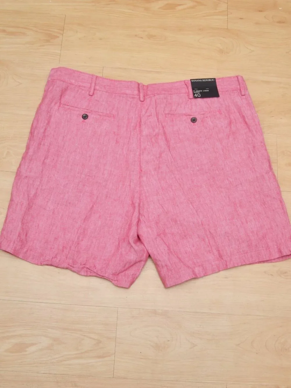 Banana Republic Men's Chino Linen Shorts BNWT Size 40